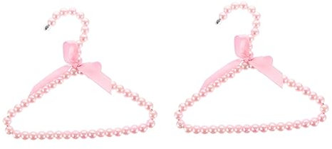 Mipcase 2stücke Pet Garment Hanger Dekorativer Kleiderbügel Für Haustiere Rosa Strapazierfähigem Material Für Aufbewahrung Von Hundebekleidung Geeignet Für Zuhause Und