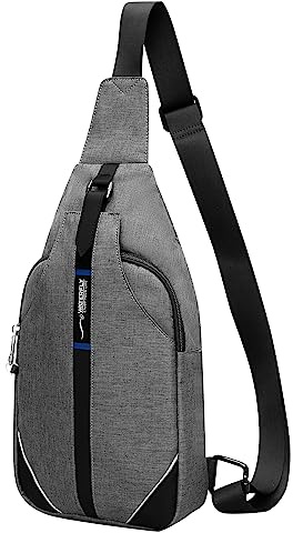 Waterfly stöldsäker ryggsäck crossbody sling väska liten multifunktionell dagväska för män kvinnor