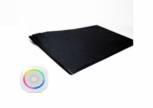 Pratoline Funk-Alarmtrittmatte - Pflegehilfe - mit Funkempfänger - 70cm x 40cm - Demenz Sturzprävention - Wegläuferschutz