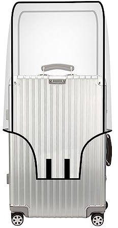20-30 Zoll Koffer-Abdeckungen Kofferhülle Transparente Reisekoffer-Schutzhülle Kofferschutzhülle Wasserdicht, Kratzschutz und Wiederverwendbar Luggage Cover, Kofferschutzhülle Wasserdicht