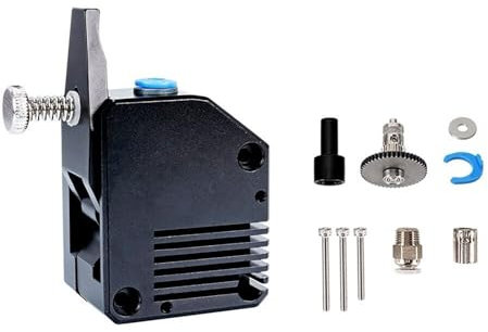 TUBBEK 3D for Bowden Extruder Dual Drive Extruder Upgrade, Long/Short Range Remote Metall Extruder 1,75 Filament for 3D Drucker CR10 (Color : Left-Hand extruder)