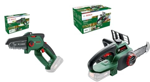 Bosch Akku - Mini Kettensäge EasyChain 18V-15-7 Grün, Norme, Batteriebetrieben