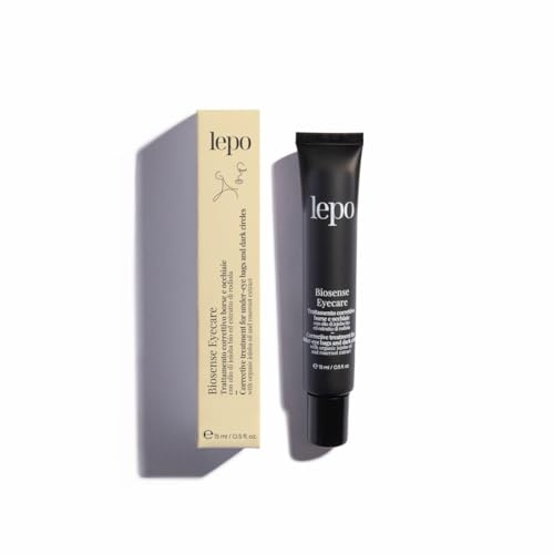 LEPO | Biosense Eyecare, Trattamento Correttivo per Borse e Occhiaie con Olio di Jojoba Biologico e Estratto di Rodiola, Soluzione Naturale per uno Sguardo Luminoso