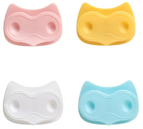 EOYVAIL Clip fermacavi da parete per cavi elettrici，Gestione cavi, gestione cavi appiccicosa di lunga durata, gestione cavi, organizer con clip per cavi per mouse, TV, computer (4 pezzi)