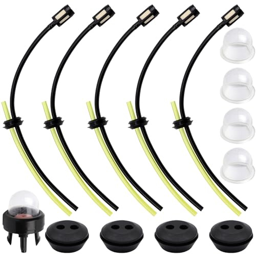 AMZSKU Universal Benzinfilter Kit, Benzinschlauch Dichtung, Benzinfilter Kit, Universal Benzinfilter Ersatzteile Benzinschlauch Dichtung für Motorsense Erdbohrer Heckenschere Freischneider Hochentaste