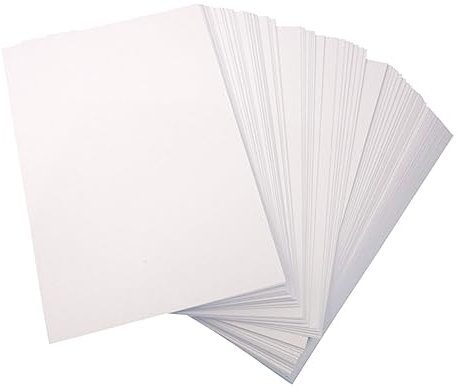 SHOWERORO 50stücke Doppelseitiges Fotopapier Hochglänzende Druckpapiere Für Drucker Für Fotos Und Broschüren Weiß Pro Packung