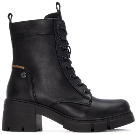 REFRESH - Botín Mujer Negro - Calzado Cómodo y Versátil - Moda casual - Modelo 17290601 (Talla 40)