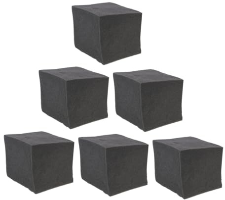 MINAOLULUS 6pcs Sound Absorbing Acoustic Panels Cube Shape Polyurethane Low Frequency Soundproofing and Sound Dampening Treatment for Studio Walls