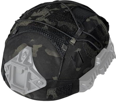 IDOGEAR Funda de Casco Táctico para Team Wendy Helmet Contrapeso Bolsa de batería, para Wendy Helmet Talla M/L y L/XL, Nailon 500D