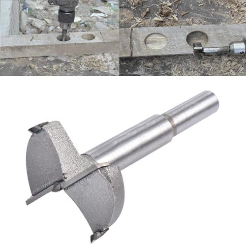 HOHXEN Forstnerbohrer 42mm, Holzbearbeitung Bohrer Schneiden für Holz Kunststoff Sperrholz Massivholzplatten Fiberglas Scharnier