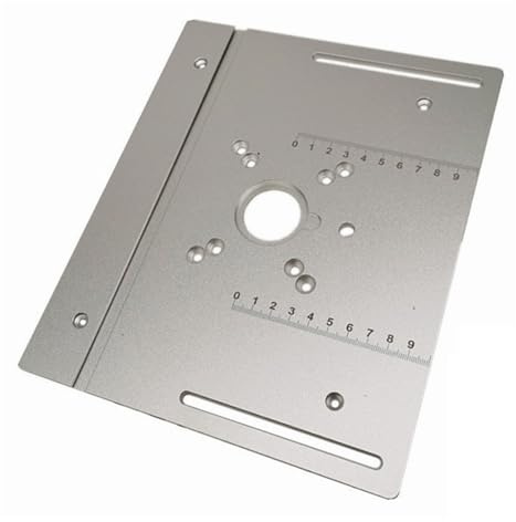 Tavolo For Fresatura Del Legno Piastra Di Inserimento Banchi Da Lavoro For Fresatrice For Legno Strumenti Facili Da Installare Base Sollevamento Manuale Ampia Gamma Di Applicazioni(Style C)