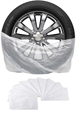 yqdnboi 10 Pezzi Coperture Protettive per Pneumatici, 30 * 40 * 14 Pollici, Borse per Pneumatici, Custodie per Pneumatici, Custodie Protettive per Pneumatici, Sacchi per Pneumatici, Impermeabile