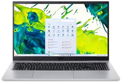 Acer Aspire Go 15 I PC Portable 15.6 FHD 60Hz I Intel Core 5 120U I 16Go RAM DDR4 I 512Go SSD I Windows 11 Home I Argent I Clavier FR AZERTY I sans adapteur (Nouvelle règlementation) I AG15-72P-546T