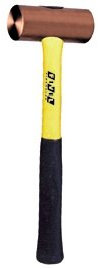 THOR Marteau rond en cuivre rouge avec manche en fibre de verre 50 x 101 mm 1790 g