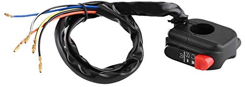 Keenso Motorrad Lenkerschalter, Motorrad 7/8 Zoll Lenker Ein- / Aus-Starter Killschalter Universal für Motorräder, ATVS, Roller