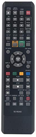 VINABTY SE-R0342 SER0342 Remote Control for Toshiba DVD Recorder D-VR19DT | DVR19 DVR20 DVR18