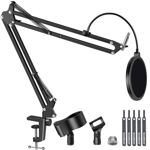InnoGear Verstellbarer Mikrofonständer für blauen Schneeball und blauen Schneeball, iCE Federung, maximale Belastung 1.8 kg, groß
