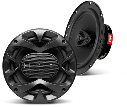 BOSS Audio Systems 2 altoparlanti coassiali a 3 vie CH6530B da 16,5 cm 6,5 150 watt rms 300 watt max sospensioni in gomma, a coppia