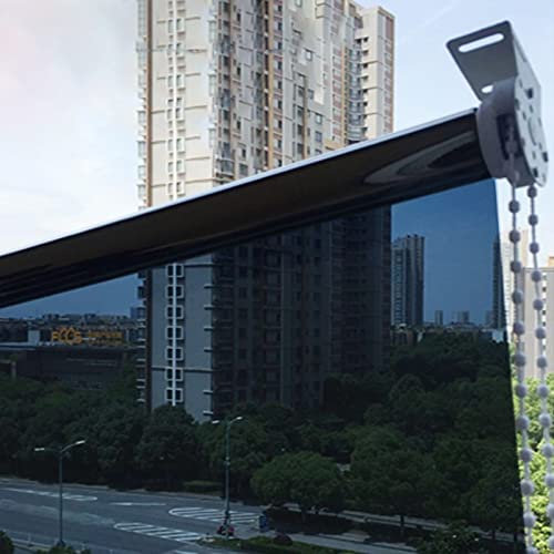 BBHW Rollo Rollos für Fenster Home Fenster Vorhang Rollos Einwegspiegel Sonnenblockierung, wasserdichte Wärmekontrolle Anti Uv Jalousien, 60cm / 80cm / 100cm / 120cm / 140cm Breit