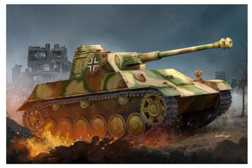 Hobby Boss 380151-1/35 Pz.Kpfw. III/IV auf Einheitsfahrgestell - Maßstab 1:35
