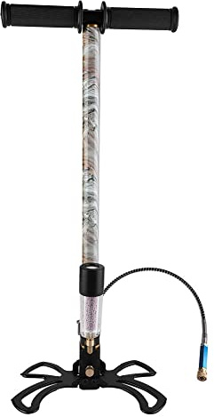 Leapiture Pompe à Haute Pression Portable Compresseur d'air Haute Pression Pompe à Main Haute Pression Pompe à Air De Plongée Gonfleur Manuel pour Bouteille D'oxygène Plongée