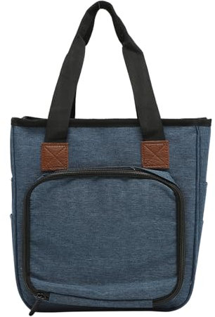 Amosfun Strickzeug-Tasche Mit Tragbarem Garnhalter Garnaufbewahrungsorganizer Für Häkel Und Stricknadeln Aufbewahrungstasche Für Handarbeitsprojekte
