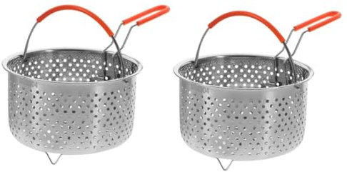 TOPBATHY 2stücke Dampfgarer Und Frittierkorb Vielseitiger Küchenhelfer Für Pommes Und Hähnchen Robust Langlebig Für Kochtöpfe Und Reiskocher