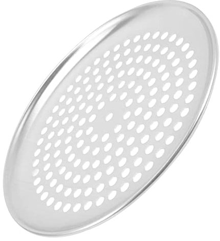 Angoily Plaque à Pizza Perforée Acier Inoxydable Pour Four Antiadhésive Et Facile à Nettoyer
