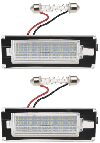 YINETTECH 2 Stück LED Licence Reg Kennzeichenbeleuchtung Kompatibel mit FIAT Ducato Kompatibel mit Peugeot Boxer Kompatibel mit Citroen Jumper Relais 2006-2020 Van Bus 1307272070