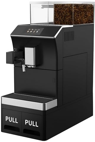 GGM Gastro Kaffeevollautomat 16 Programme 5 Zoll Touchscreen | intuitive Bedienung, flexible Wasserzufuhr, ideal für den Gastronomie-Einsatz, individuell anpassbar, sofort einsatzbereit