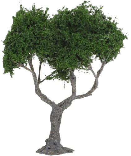 BESPORTBLE Miniature Green Trees for Model Train Scenery and Diy Crafts - Realistic Fake Building Landscapes Micro Landscape Tree Toy Dwarf Liliputan Statue Mini Diorama Collectible Forest