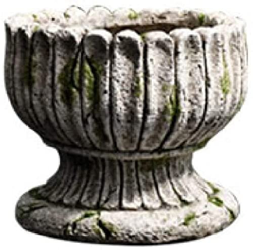 Classic Column Planter Angel Flower Pot Retro Flower pots, Square Ornaments, European Antique Three-Dimensional Gardening Ornaments-A