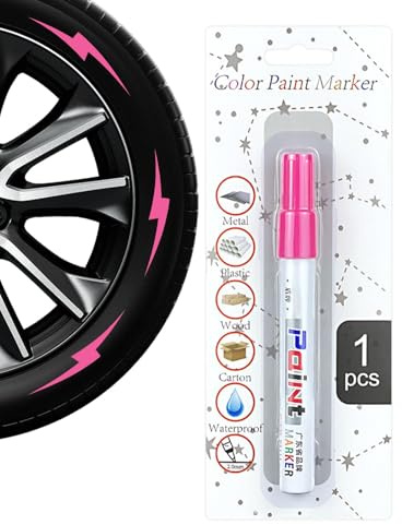 Zuasdvnk Penna per vernice per auto, marcatore per vernice pneumatici | Kit penna per vernice per veicoli portatile impermeabile | primer per auto ad asciugatura rapida, strumento di riparazione