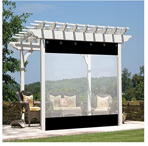 VagxTbs Antipioggia Telone Facile da Piegare con Occhielli Finestra Isolamento Impermeabile, per Pergola, Portico, Garagen(5x8m)