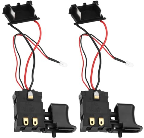OTOTEC 2 interruptores de gatillo resistentes a prueba de polvo, adecuados para taladros eléctricos de 21 V o 18 V