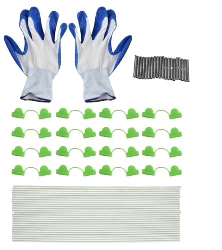 Círculos de apoyo flexibles para el crecimiento de plantas en invernaderos y viveros que mejoran la estabilidad y el crecimiento