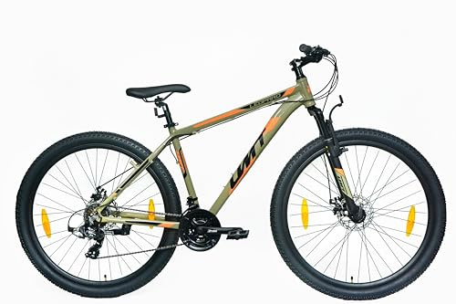 DEPORBIKES Bicicleta montaña Adulto 29 Pulgadas | Cuadro de Aluminio + 21 Velocidades Shimano + Suspensión Delantera + Frenos Disco Mecánico | Bicicleta montaña Segura y Resistente
