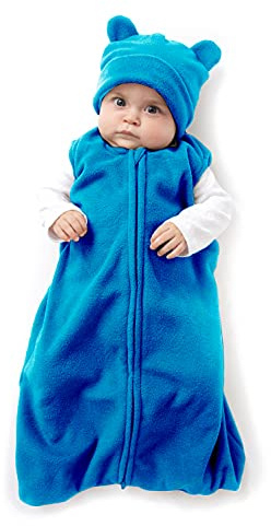 Cuddle Club - pour Votre Lit Enfant Un Sac de Couchage - Gigoteuse - Couverture Bébé - BearWBBlueM