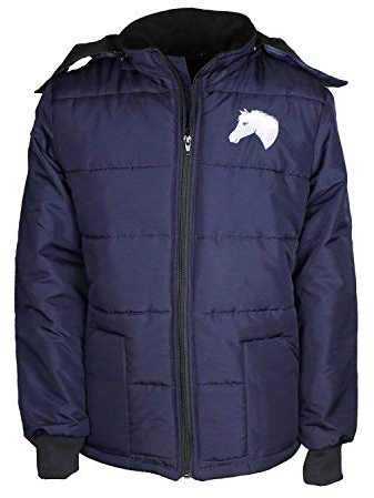 MS-Trachten Kinder Winter Reitjacke Mia dunkelblau warm gefüttert