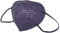 THK FFP2 Colour Mask Mouth Guard, CE 0598, EN149, SGS Test, Non-Woven Fabric, SS Quality, Slate Blue, 50 Pieces/Box Individually Packed (Black)