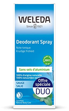 Duo deodorant salvia spray - 2 x 100 ml