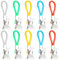 CUIDAKJ 10Pcs Pince Serviette,Crochet Torchon,Attache Torchon Cuisine,Clips Torchon Multicolores, Métal Clips de Cuisine Suspendus, pour Cuisine, Armoires et aux Salles de Bains (5 Couleurs)