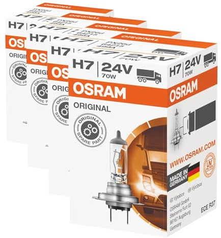 OSRAM ORIGINAL LINE 24V, H7, Carton folding box (1 lamp) (Paquete de 4)