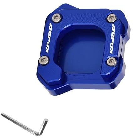 WARFEL Motorrad Main Large Support Frame Verbreiterte Anti-Rutsch-Matte Fußvergrößerer Seitenständer Zubehör Für Y&amaha NVX AEROX 125 155 V2 V1 (Color : 10)