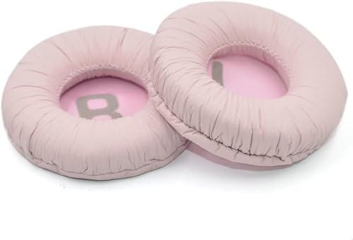 Yizhet Almohadilla Auriculares Compatible con JBL Tune 510BT 500BT 450BT 520BT JR300BT 310BT T510BT T500BT T450BT T520BT Almohadillas Cascos de Repuesto en Cuero Proteico y Espuma, Rosado