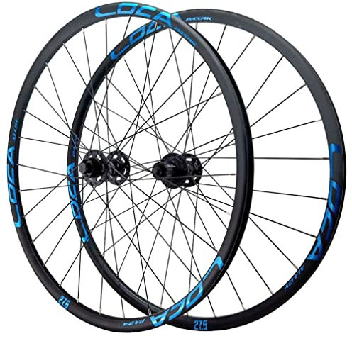 UIOPPOI Mountainbike-Laufradsatz, 26/27,5/29 Zoll MTB Centerlock Scheibenbremsräder Felge abgedichtete Lagernabe 28H Steckachse Radsatz für 7 8 9 10 11 12 Gang Kassette