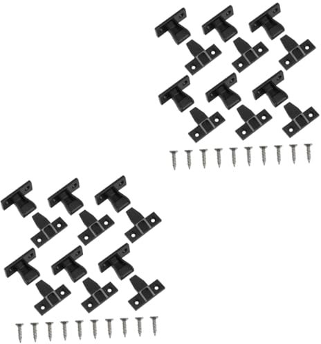 FUNOMOCYA 2 Set Pannello Per Mobili Push-solid Costruzione Ad Angolo Retto Per Armadio Guardaroba Ferramenta A Montaggio Rapido 10 Pezzi * 2