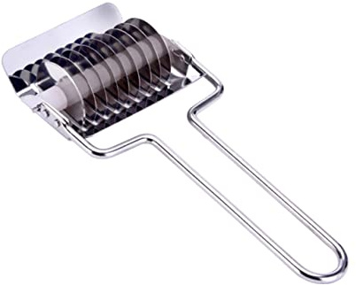 Cortador Manual de Pasta de 9 Rodillos, Acero Inoxidable 430