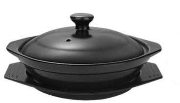 Tegame Terracotta Pentola Ceramica Casseruola Stufato Zuppa Argilla Cottura Pentola Coperchio Piatto Pentola calda Ciotola Casseruola Forno Pentole Terracotta Pentola In Ghisa Con Coperchio