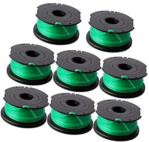 Vuzmode 8 Part Spool Replacement, for Black and Decker SF-080 String Trimmer Single Line 20ft 0.080 GH3000 LST540 GH3000R LST540B 90583594 Grass cutter spool